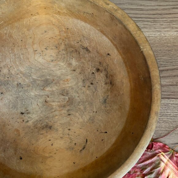 French Antique Bread Dough Bowl - Picture 2 of 3